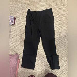 Black maternity leggings